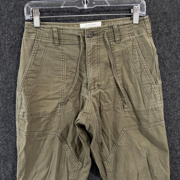 REI Cooperative Trailsmith Jogger Men's 28x30 Green Pants Elastic Cuff Hiking - Picture 2 of 13